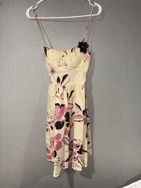 Ruby Rox Y2K Retro Floral Fit & Flare Dress - Size 7